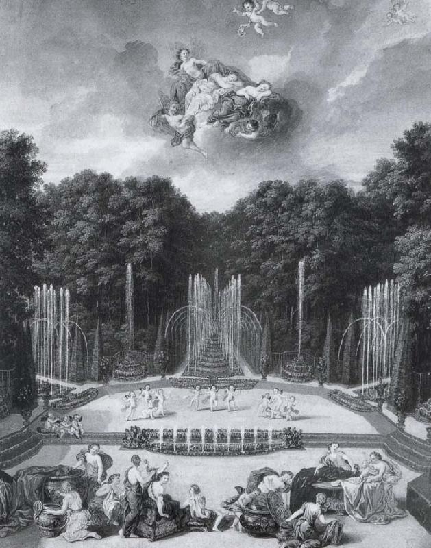 unknow artist Bosquet of the Water Theatre,Versailles